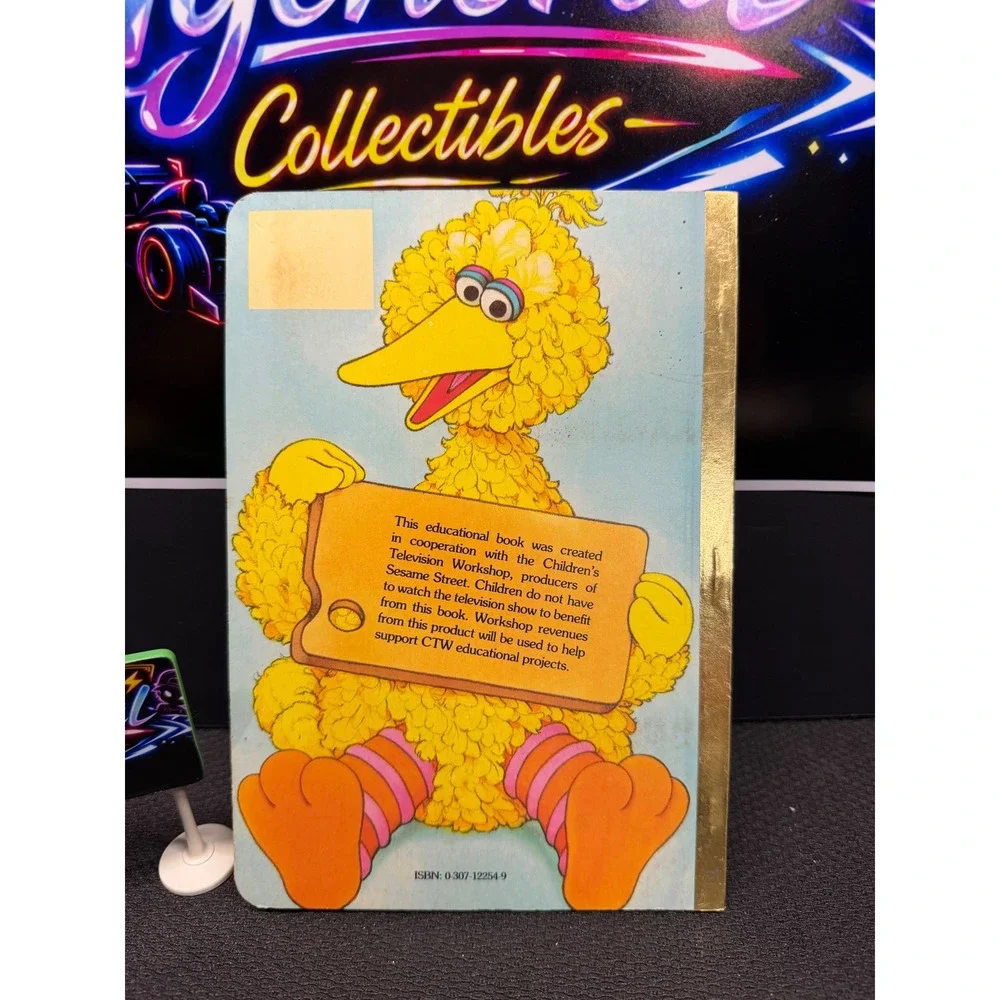 Vintage 1980 Big Bird's Color Game Sesame Street Golden Book Hardcover 12254-9